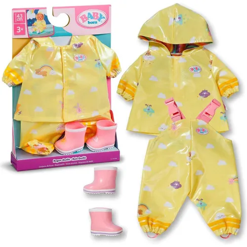 BABY born Regen-Outfit 43cm – Puppenzubehör für kleine Abenteurer