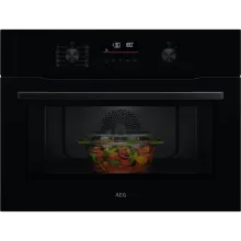 NKO5N40K Backofen mit Mikrowellenfunktion 45cm Schwarz