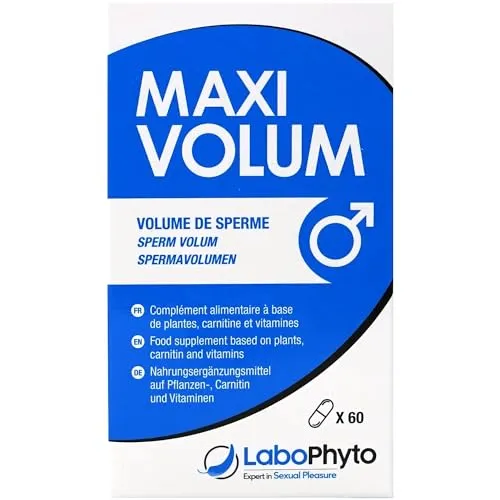 Labophyto MaxiVolum (60 Kapseln) – Nahrungsergänzungsmittel für den Mann zur Förderung der männlichen Ejakulation und Intensivierung des sexuellen Erlebnisses