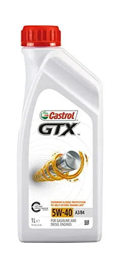 Castrol GTX 5W-40 A3/B4, 1 Liter in weiß von Castrol