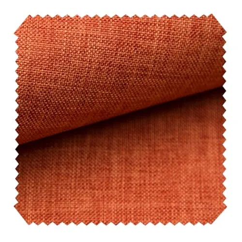 novely® LUSO - Fein Gewebter Polsterstoff - Melierter Bezugsstoff - Robuster Möbelstoff - Pflegeleichte Meterware 1lfm | Farbe: 10 Orange