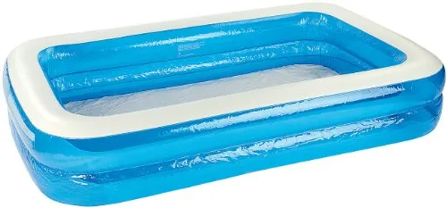 Speeron Swimmingpool: Jumbo-Planschbecken, aufblasbarer Pool, 242 x 155 x 51 cm (Schwimmbecken, Planschbecken XXL, Plane)