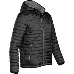 Stormtech Herren Gravity Thermal Jacket - Schwarz - XXL - Wasserbeständige Jacke mit weichem Futter für optimalen Komfort. Ausgestattet mit Handwärmtaschen, verstellbarem Saum und Kapuze, ideal für kalte Tage. Perfekt für Freizeit und Outdoor-Aktivitäten.