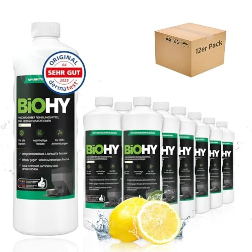 BiOHY Wischroboter Reiniger mit Frischeduft (12 x 1L) von BiOHY