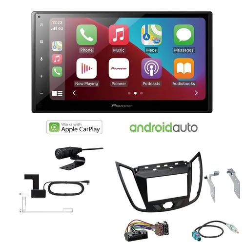 Pioneer SPH-DA160DAB 2-DIN Autoradio mit CarPlay und Android Auto