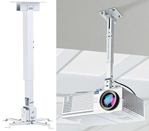 dream audio Beamer Halter: Universal-Wand- und Decken-Halterung für Beamer, 43 bis 65 cm Tiefe (Beamer an Wand befestigen, Beamer Wandhalterung, Projektor)