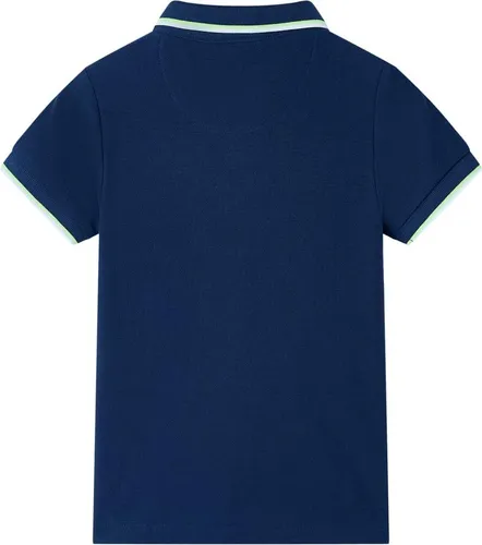 vidaXL Kinder-Poloshirt Marineblau 104