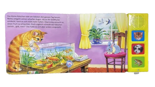 Kinderbuch ab 3 Jahren Der kleine Hund - mein erstes Soundbuch Tiergeschichten