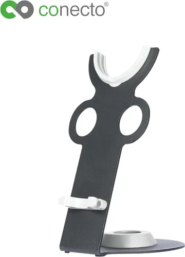 conecto Haartrockner Halter, schwarz, One Size von Conecto