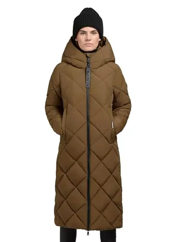 khujo Damen Wintermantel Elow-YM in grün von khujo