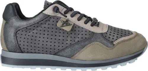 Cetti C-848 EXP INV25 Herren Sneaker - Herren-Sneaker aus hochwertigem Nobuck in Kaki, Größe 46 EU, ideal für trendbewusste Männer, die Komfort und Stil schätzen.