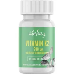 Vitabay Vitamin K2 200 μg vegan hochdosiert Tabletten