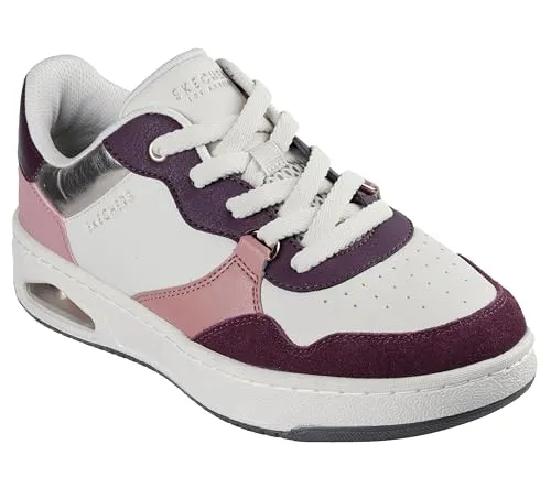 SKECHERS UNO CTL Damen Sneaker, Größe 37, rosa - Sneaker von Skechers aus Veloursleder und Lederimitat mit innovativer Skechers Air-Cooled Memory Foam Dämpfung für hohen Komfort und lässigen Retro-Stil.