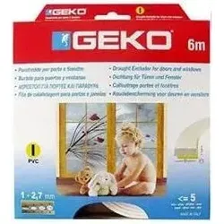 Selbstklebende Dichtung Aus Pvc-schaumstoff Mit I-profil, 3x6x9mm, Weiß.