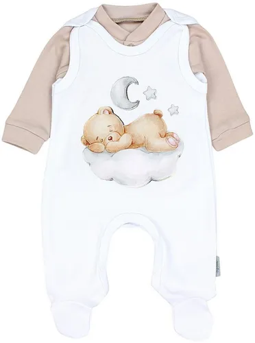 TupTam Strampler TupTam Baby Mädchen Jungen Strampler mit Langarmshirt Aufdruck Spruch