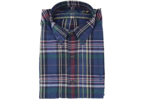Polo Ralph Lauren Custom Fit Freizeithemd XL - Herrenhemden aus 100% Baumwolle mit sportlich-klassischem Button-Down-Kragen, ideal für den Alltag und bietet hervorragende Bewegungsfreiheit.