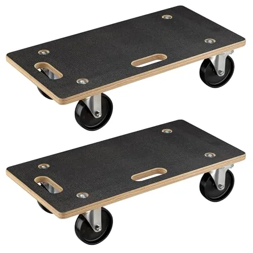 Rollwagen & Sackkarren Schwarz von Wiltec