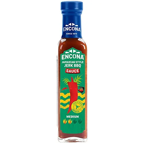 Encona Jamaican Style Jerk BBQ Sauce – 6 x 142 ml