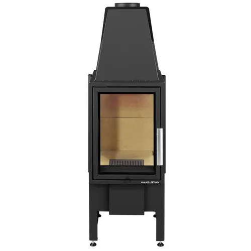 HAAS+SOHN Kamineinsatz ESPRIT-IV 185.16 schwarz - Kamineinsatz für stilvolles Heizen, flaches Sichtfenster und 7 kW Leistung für effiziente Wärme in Ihrem Zuhause.