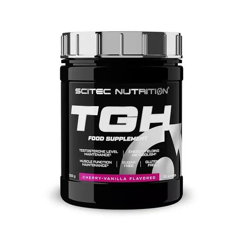 Scitec Nutrition T/GH 300g Kirsch Vanille - Glutenfrei und Laktosefrei - Protein Shake für Muskelaufbau und Gesundheit, ideal nach dem Training, mit leckerem Kirsch-Vanille Geschmack und glutenfreien sowie laktosefreien Eigenschaften.