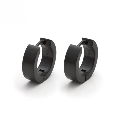Monomania 30155 Ohrringe Creolen Herren Schwarz Edelstahl Ø 10 mm - Schwarze Edelstahl-Creolen für Herren mit modernem Design. Ideal für jeden Anlass und perfekt kombinierbar. Hochwertige Verarbeitung für langanhaltenden Tragekomfort.