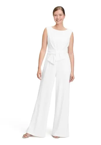Vera Mont Jumpsuit mit Falten in Weiß in weiß von Vera Mont