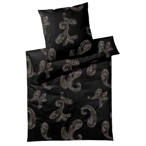 JOOP! Bettwäsche Paisley, Mako Satin, 1 teilig - Kissen aus 100% Mako-Satin Baumwolle mit edlem Paisley-Muster, sorgt für optimales Schlafklima und ist pflegeleicht bei 60°C waschbar.