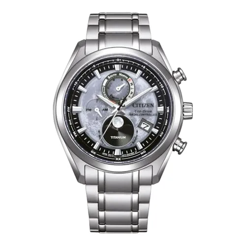 Citizen Eco-Drive Solar Casual BY1010-81H Herrenuhr - Armbanduhr für Herren mit Titan-Gehäuse, 100 m Wasserbeständigkeit und Solarenergie, ideal für Sport und Alltag.