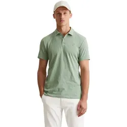 Marc O'Polo Herren Kurzarm-Poloshirt Shaped Fit aus Bio-Baumwolle, Luscious Moss, XL - Poloshirts für Herren aus 100% Bio-Baumwolle, bietet angenehmen Tragekomfort und einen optimalen Sitz durch Shaped Fit – ideal für legere und elegante Outfits.