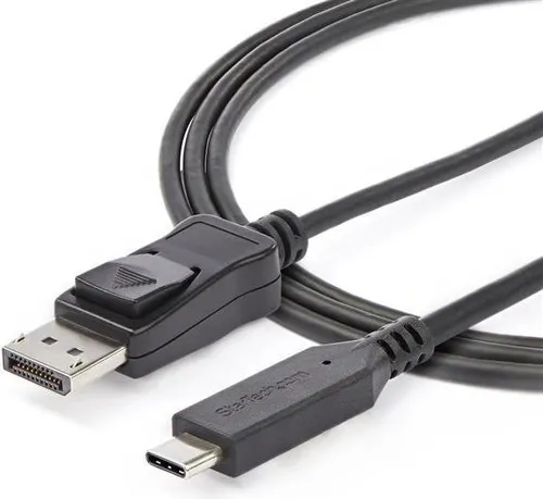 USB-C auf DisplayPort Adapterkabel 8K - 5.9 ft (1.8 m) - Monitorzubehör mit 8K Auflösung bei 30Hz, HBR3-Technologie für gestochen scharfe Bilder, ideal für Thunderbolt 3 Geräte.