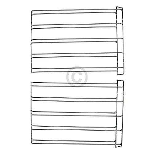 Haltegitterset 405549214/6 für Backbleche und Roste - Backofen- & Herdteile, Teleskopauszug aus Metall für einfachen Zugang und sichere Lagerung von Backblechen in Ihrem Backofen.
