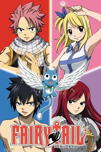 GB eye Fairy Tail, Quad, Maxi Poster 61 x 91,5 cm, verschiedene