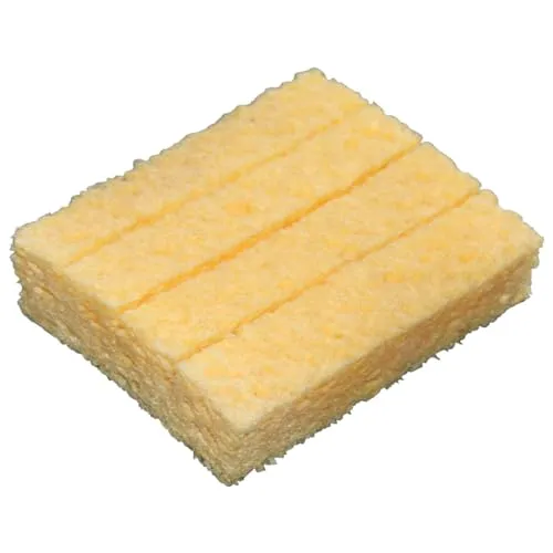 WETEC Lötspitzen-Reinigungsschwamm CS-14 (Schwamm Spitzenreiniger Lötspitzenreiniger Reinigungsschwamm Nassreiniger CS-14 Lötschwamm Lötspitzenschwamm) L x B x H: 70 x 55 x 16 mm (Pack à 6 Stück)