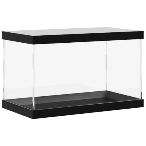 vidaXL Vitrine - Schaukasten für Sammlerstücke - Glasvitrine aus robustem Acryl schützt deine Sammlerstücke vor Staub und Beschädigungen. Ideal für Spielzeug, Figuren und Kunsthandwerk, leicht montierbar und transparent für optimale Präsentation.