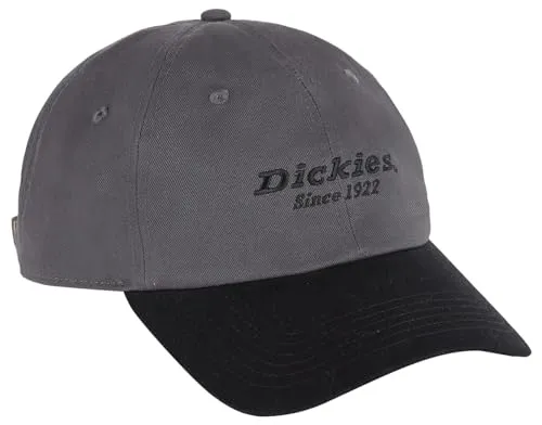 Dickies Unisex Kappe aus Köper, GRAFIT, OS - Baseball Caps für Herren mit verstellbarem Riemenverschluss und gebogener Krempe für optimalen Komfort.