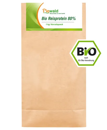 BIO Reisprotein 80% - 1 kg Vorratspack (25,95€/kg)