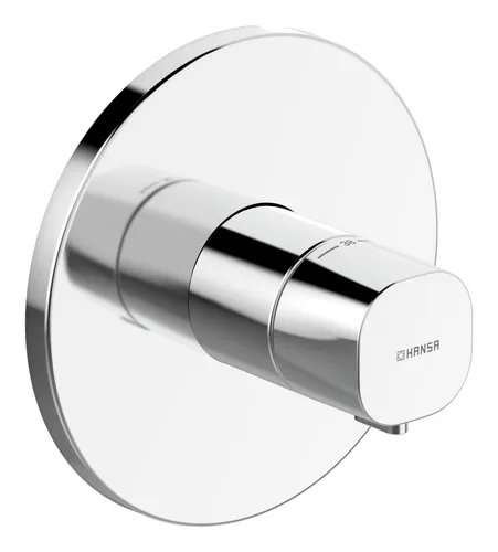 Hansa Hansaliving Fertigmontageset mit Brause-Thermostat-Batterie - Wannen- & Duscharmaturen, innovatives Design mit einfacher Montage und ohne Mengenregulierung für optimalen Komfort.