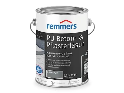 Remmers PU Beton- & Pflasterlasur anthrazit, 2,5 Liter