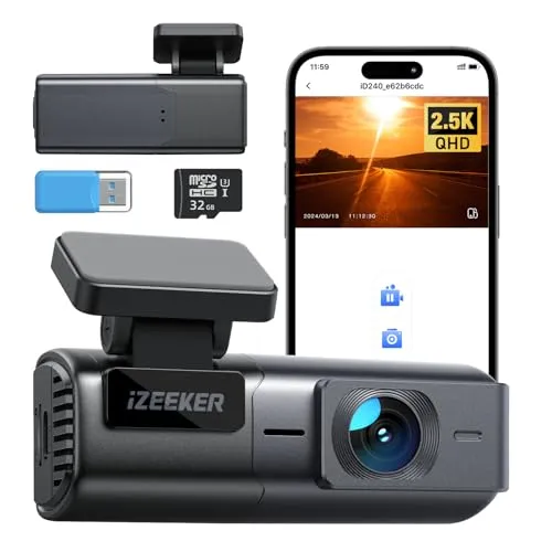 iZEEKER 2,5 K WiFi-Dashcam für Autos