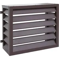 Verkleidung für Klimaanlage/Wärmetauscher MCW-O43, Dunkelbraun, 73x97x38cm