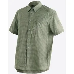 Maier Sports Mats S/S Herren Trekking Hemd Grün 58 - Grün - 58