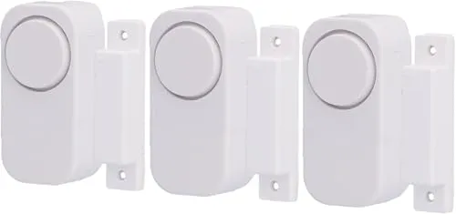 UNITEC Fenster-& Türalarm 3er Set mit Magnetkontakt