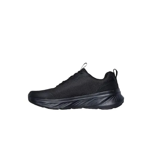 SKECHERS Edgeride Slip-On Sneaker für Herren, Größe 46, schwarz - Sportlicher Slip-On Sneaker von Skechers mit atmungsaktivem Textilobermaterial und RELAXED FITTM Funktion für optimalen Tragekomfort. Ideal für Freizeitaktivitäten.