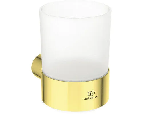 Zahnputzbecher Ideal Standard Conca brushed gold T4505A2 von Ideal Standard