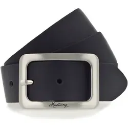 MUSTANG Damen Ledergürtel MW3068L25 - Eleganter Ledergürtel in Navy - Damen-Gürtel aus hochwertigem Leder, 35mm breit, vielseitig kombinierbar und ideal für einen stilvollen Auftritt.