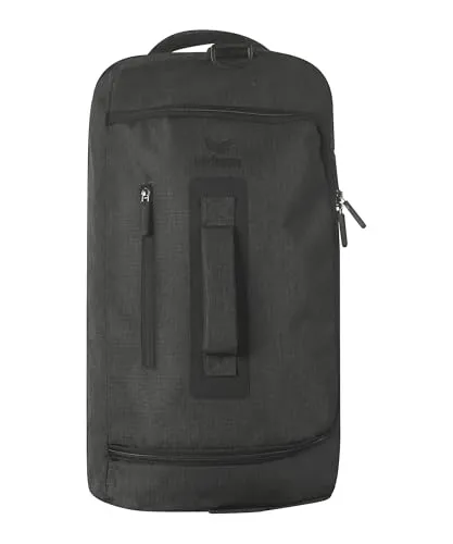 Erima Sporttasche All-In-One Bag, schwarz - 45 Liter mit Rucksackfunktion - Klassische Sporttaschen mit 45 Liter Volumen, Nassfach und verstaubaren Schultergurten für flexible Nutzung als Rucksack oder Tragetasche.