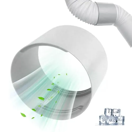 Klima Abluftschlauch,Klimaanlagen Abluftschlauch Adapter,Ø130 Abgasschlauchanschluss,Tragbaren Abluftschlauch Der Klimaanlage, für Klimaanlage Wäschetrockner Dunstabzugshaube