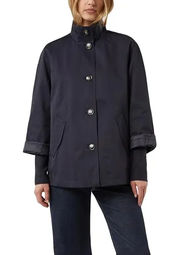 comma Outdoorjacke blau Größe M - Stilvolle Outdoorjacke in Blau, ideal für Freizeit und Abenteuer. Hochwertige Materialkombination sorgt für Komfort und Langlebigkeit.