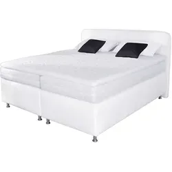 WESTFALIA SCHLAFKOMFORT Boxspringbett, 210cm, Weiß von Westfalia