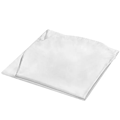 sleepling Ersatzhülle für Bodypillow, Schwangerschaftskissen, Seitenschläferkissen, Lagerungskissen, Baumwolle, 60 Grad waschbar, Ökotex, Made in EU, 140 x 75 x 20 cm, weiß